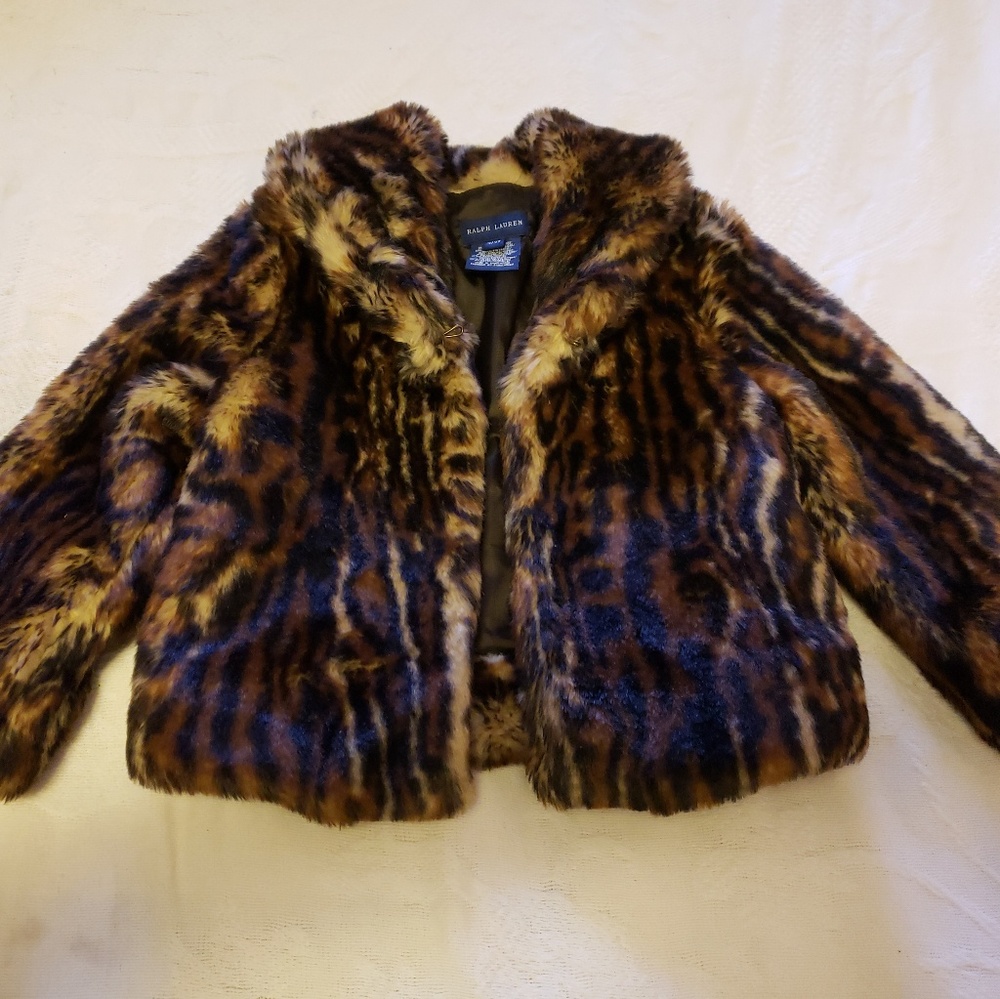 Ralph Lauren faux fur coat